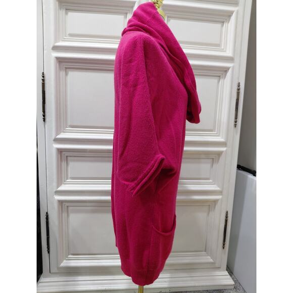 BCBG maxazria women's red sweater dress with pockets size L - Picture 2 of 8